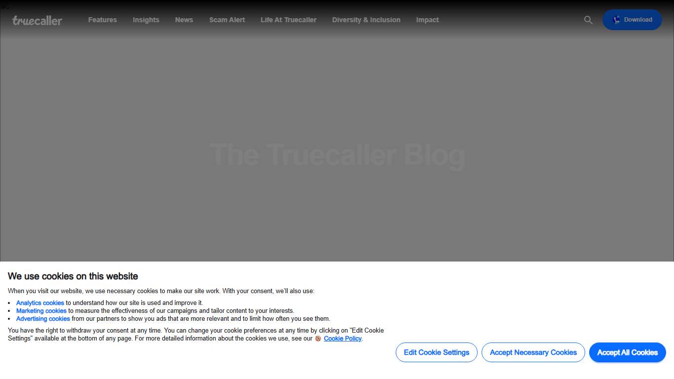 Welcome to Truecaller Blog